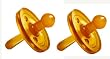Natursutten BPA-Free Natural Rubber Pacifier, Rounded, 0-3 Months, 2 Pack