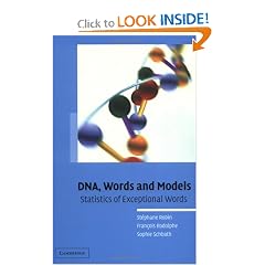 DNA, Words and Models: Statistics of Exceptional Words