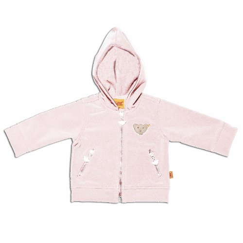 Steiff Unisex - Baby Pulli Sweatjacke 0006849, Gr. 110, Rosa (barely pink 2560) Preisvergleich