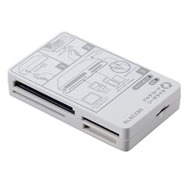 ELECOM 26+5メディア対応 メモリリーダライタ MR-A11HWH
