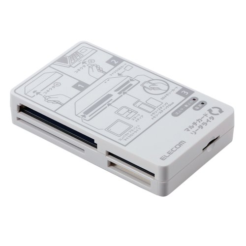 ELECOM 26+5メディア対応 メモリリーダライタ MR-A11HWH