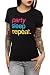 Party Sleep Repeat Girls T-Shirt
