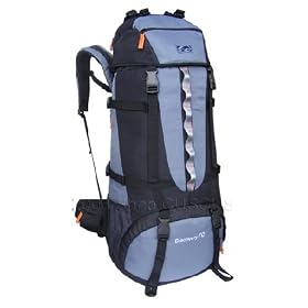 NEW 75L 4600ci Internal Frame Hiking Camping Travel Backpack-Free Rainfly