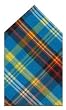 Durable Hand Woven 100% Cotton Blue and Yellow Plaid Napkins 22x22 Inches Set of Six