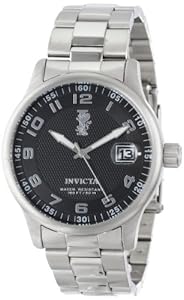 Invicta Men's 15258 I-Force Black Textured Dial Stainless Steel Watch