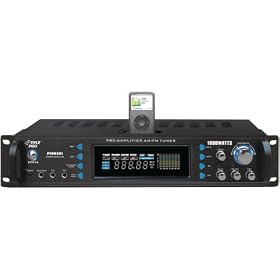 Pyle P1002AI 1000 Watts Hybrid Receiver and Pre-Amplifier with AM-FM Tuner/iPod Docking Station