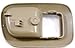 PT Auto Warehouse TO-2530E-2FL - Inside Interior Inner Door Handle Trim/Bezel, Beige/Tan - Driver Side Front