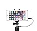 ExoPod Aluminum Selfie Stick Wired Monopod with Built-in Shutter for iPhone 6, 6 Plus, iPhone 5S/5, Galaxy S6, S6 Edge, Galaxy Note 4, LG G4/G3, and Other Smartphones (Black)