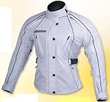 Damen Motorrad Jacke Motorradjacke Weiß Gr.L