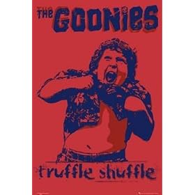 Goonies Truffle Shuffle Classic Movie Poster 24 x 36 inches