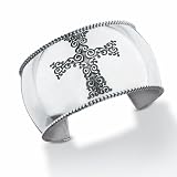 STARHAVEN Etched Gothic Cross Cuff