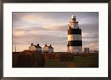 The Hook Head Lighthouse in County Wexford Was Built in the 13th Century Ireland Garbage Can Framed Photographic Poster Print by Doug McKinlay, 29x21