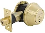 Master Lock DSCR603 Residential Single Cylinder Deadbolt w/Recodable Cylinder, Polished Brass Master Lock DSCR603 Residential Single Cylinder Deadbolt w/Recodable Cylinder, Polished Brass