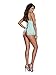 Dreamgirl Women's My True Beauty Babydoll and Thong Set, Aqua, Small