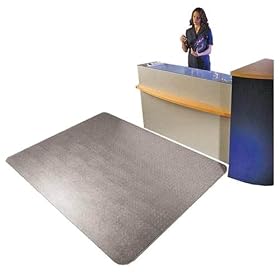 Clear Rectangular Chairmat with Grippers, 48x60 (FLR1115223ER) by Furniture