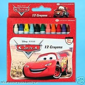 Disney Cars Crayons Pack of 12 by Disney