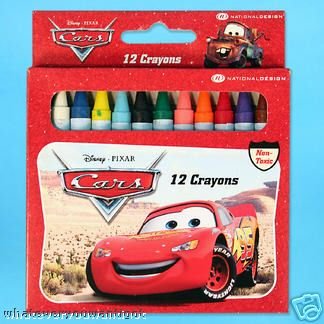 Childrens Toyshop  Toys : Disney Cars Crayons Pack of 12