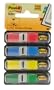 Post-it Index-Haftstreifen klein 12 mm x 43 mm Packung � 140 Haftstreifen 4 Farben