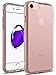 iPhone 7 Case, LK [Air Hybrid] Ultra Slim Shockproof [Crystal Clear] Back Protective Case + TPU Bumper Cover for Apple iPhone 7 (Rose Clear)