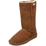 BEARPAW Women's Emma 10 Shearling Boot,Hickory/Champagne,5 M US