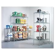 ALESW504824SR - Alera Industrial Wire Shelving Starter Kit