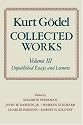 Collected Works: Volume III: Unpublished Essays and Lectures (Collected Works (Oxford)) (Vol 3)