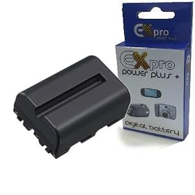 Ex-Pro Sony NP-FM500H, NPFM500H, High Power Plus+ Sony Cybershot Alpha DSLR Replacement Lithium Li-on Camera Battery for:- Sony Alpha DSLR A200, A300, A350, A450, A500, A550, A700, A850, A900