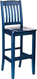 Bulldog Beech Wood Dining - Kitchen Bar Stool - Black