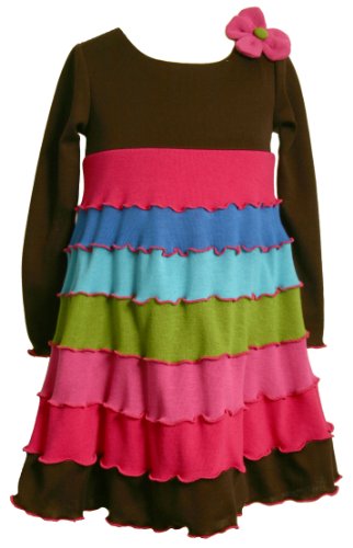 Bonnie Jean Girls 2-6x Colorblock Knit Dress