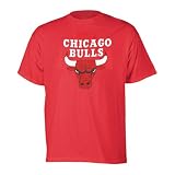Chicago Bulls Red Primary Logo YOUTH T-Shirt by Adidas