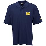 adidas Michigan Wolverines Navy Blue Classic Polo