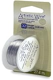 Beadalon 32 Gauge Artistic Wire, Stainless Steel, 30-Yard