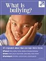 School Bullying XL Vinyl Banner - Abuse in Three Forms: Physical, Verbal, Psychological. Extra-Large 48" x 36"