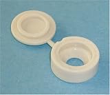 White Plastic Screw Cap 100/pkg 11930WH