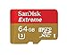 SanDisk Extreme Scheda di Memoria Micro SDXC 64 GB