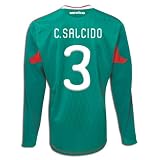 adidas Carlos Salcido Mexico World Cup 2010 Long Sleeve Home Jersey