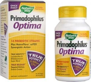 Primadophilus Optima 35 Billion CFU 60 VegCapsules by Nature's Way Primadophilus Optima 35 Billion CFU 60 VegCapsules by Nature's Way