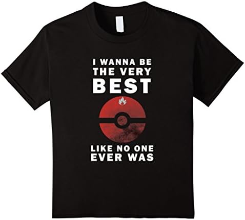 Kids Funny Poke Go  T shirt - Hight Qality and Origynal 10 Black