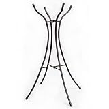 Evergreen 1119 Metal Bird Bath Stand, Hourglass Shape, 31-Inches Tall