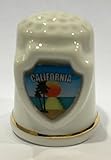 California Souvenir Collectible Lpco Thimble