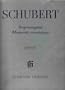 Impromptus Moments Musicaux (Urtext). Nach Eigenschriften und den Erstausgaben herausgegeben sowie mit Fingersatz und Anhang versehen von Walter Gieseking.