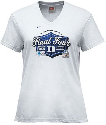 2006 Nike Women's Final Four Bound Tee - Duke
