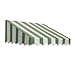 Awntech 4-Feet San Francisco Window/Entry Awning, 18 by 36-Inch, Sage/Linen/Cream