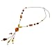 Amber Ball Beaded Collar Necklace