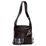 Nici 28551 - Umh�ngetasche gro� mit Zebraanh�nger, Wildlederimitatvon "NICI"