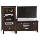 Bush Furniture VS05836-03, AD05840-02 Sonoma Collection 36" Entertainment Center