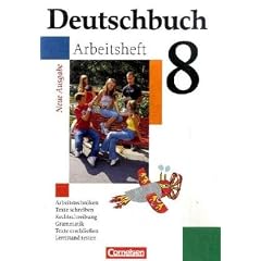 Deutschbuch - Gymnasium - Allgemeine Ausgabe: Deutschbuch 8. Schuljahr Gymnasium. Neue Ausgabe. Arbeitsheft mit L�sungen