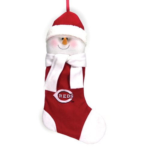 Pack of 4 Cincinnati Reds Snowman Christmas Stockings
