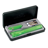 Geschenkset Mini Maglite AA Taschenlampe / Mini Offiziersmesser - grün - 721708