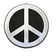 2-1/2" Peace Sign Car Emblem